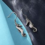 Bortwide Seahorse Design Sterling Silver Earrings