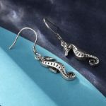 Bortwide Seahorse Design Sterling Silver Earrings