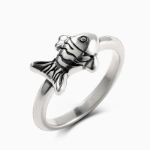 Bortwide "Petite Fish" Sterling Silver Ring