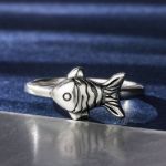 Bortwide "Petite Fish" Sterling Silver Ring