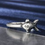 Bortwide "Petite Fish" Sterling Silver Ring