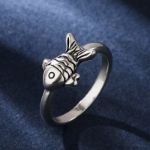 Bortwide "Petite Fish" Sterling Silver Ring