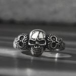 Bortwide "Skull on Wings" Sterling Silver Ring