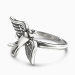 Bortwide "Flying Swallow" Bird Sterling Silver Ring