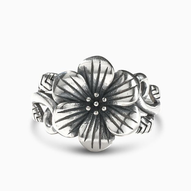 Bortwide "Exotic Flower" Sterling Silver Ring