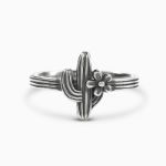 Bortwide "Desert Cactus" Flower Sterling Silver Ring