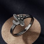 Bortwide "Desert Cactus" Flower Sterling Silver Ring