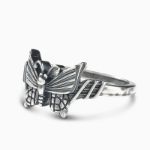 Bortwide Butterfly Design Sterling Silver Ring