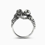 Bortwide "Kiss of Death" Skull Sterling Silver Ring