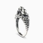 Bortwide "Kiss of Death" Skull Sterling Silver Ring