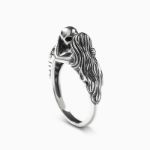 Bortwide "Kiss of Death" Skull Sterling Silver Ring