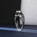 Bortwide "Kiss of Death" Skull Sterling Silver Ring