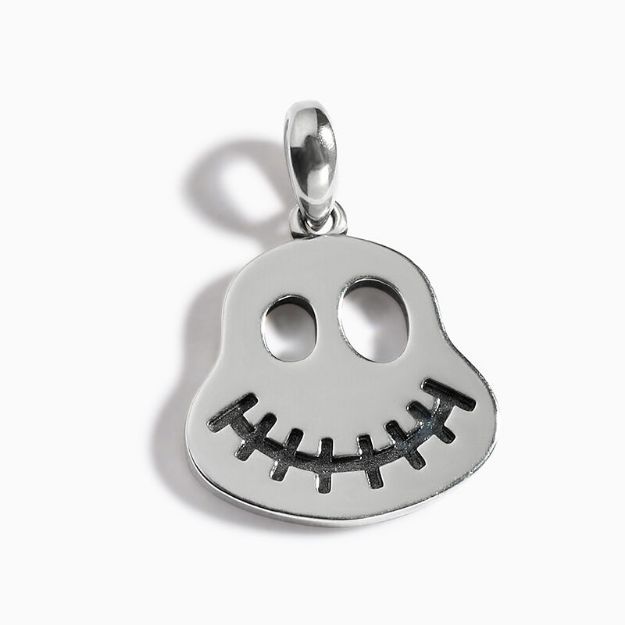 Bortwide "Cute Skull" Sterling Silver Charm