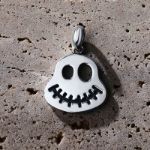 Bortwide "Cute Skull" Sterling Silver Charm