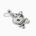 Bortwide "Girl Skull" Sterling Silver Charm