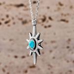 Bortwide "Star" Turquoise Sterling Silver Necklace