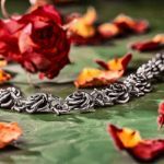 Bortwide "Roses" Flower Sterling Silver Bracelet (195mm)