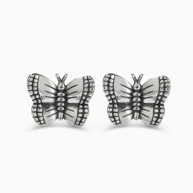 Bortwide "Adorable Butterfly" Sterling Silver Earrings