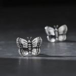 Bortwide "Adorable Butterfly" Sterling Silver Earrings