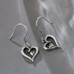 Bortwide "Joy of My Heart" Sterling Silver Earrings