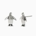 Bortwide "Small Penguin" Sterling Silver Earrings