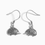 Bortwide Hedgehog Design Sterling Silver Earrings