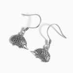 Bortwide Hedgehog Design Sterling Silver Earrings