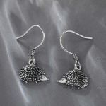 Bortwide Hedgehog Design Sterling Silver Earrings