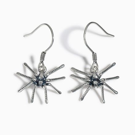 Bortwide Spider Design Sterling Silver Earrings