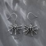 Bortwide Spider Design Sterling Silver Earrings