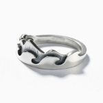 Bortwide "Mountain and Wave" Sterling Silver Ring