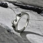 Bortwide "Mountain and Wave" Sterling Silver Ring