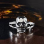 Bortwide "Phantom" Skull Sterling Silver Ring