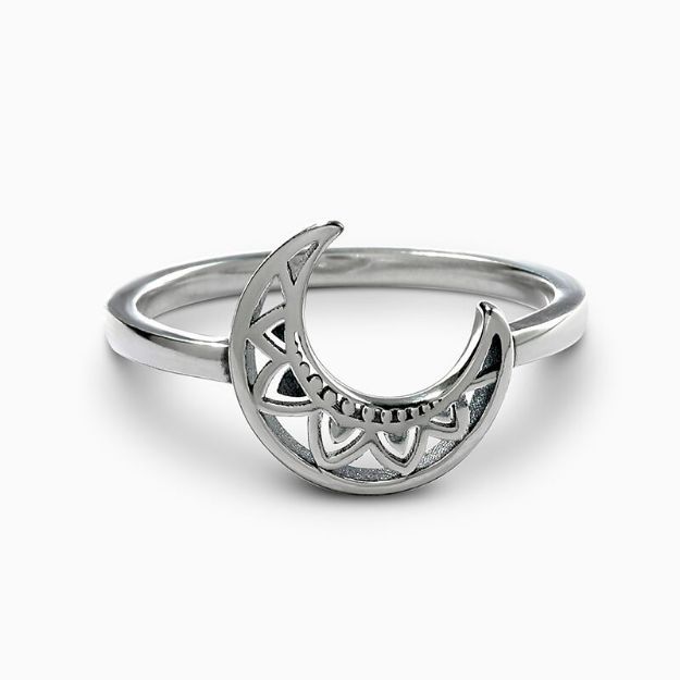 Bortwide "Celtic Moon" Sterling Silver Ring