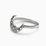 Bortwide "Celtic Moon" Sterling Silver Ring