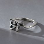 Bortwide "Eye of Horus" Sterling Silver Ring