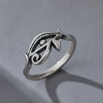 Bortwide "Eye of Horus" Sterling Silver Ring