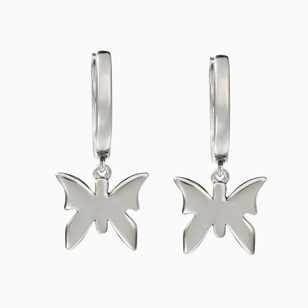 Bortwide "Mystic Butterfly" Sterling Silver Earrings