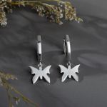 Bortwide "Mystic Butterfly" Sterling Silver Earrings