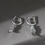 Bortwide "Fly With Me" Wing Sterling Silver Earrings