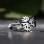 Bortwide "Oak Tree Leaf" Sterling Silver Ring