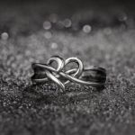 Bortwide "Intertwined Heart" Sterling Silver Ring