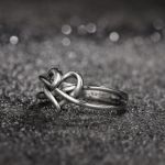 Bortwide "Intertwined Heart" Sterling Silver Ring