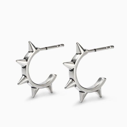 Bortwide "Ultimate Spike" Sterling Silver Earrings