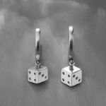 Bortwide "Roll Da Dice" Sterling Silver Earrings