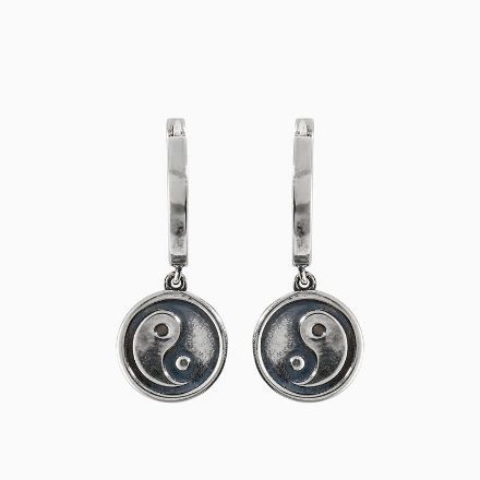 Bortwide "Yin to My Yang" Sterling Silver Earrings