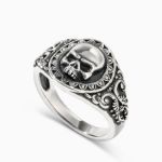 Bortwide "Micro Reaper" Skull Sterling Silver Ring