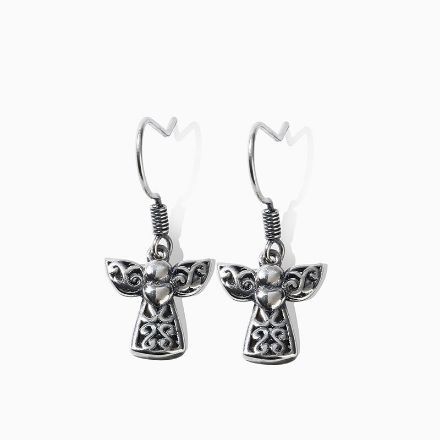 Bortwide "Angel of Love" Sterling Silver Earrings