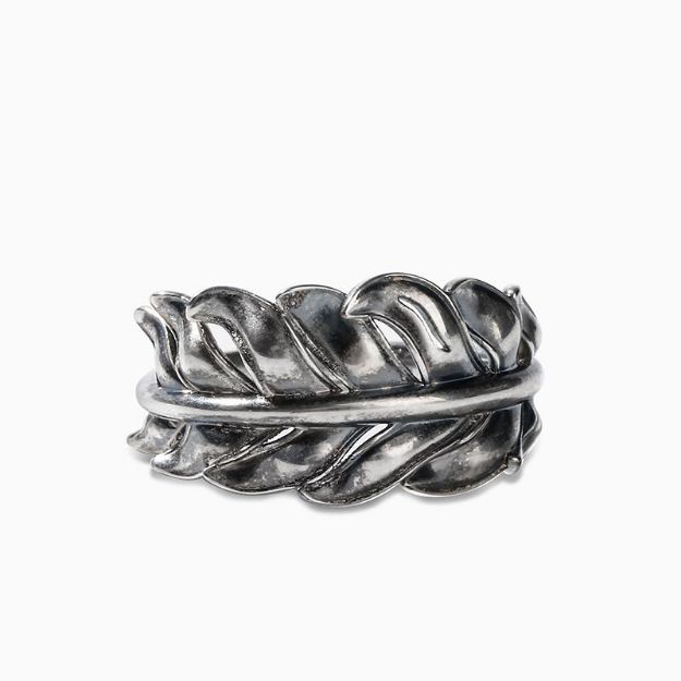 Bortwide "Angel Feather" Sterling Silver Ring