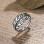 Bortwide "Angel Feather" Sterling Silver Ring